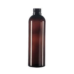 200ml Amber PET Tall Boston Round, 24/410 Neck [TBR2001AT-SP]